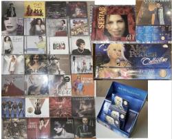 En ucuzun ucuzu 40 Albüm 45 CD HEPSİ SIFIR JELATİNLİ AMBALAJINDADIR  Ajda Pekkan 10 CD Set HAKAN PEKER EFSANE ŞARKILAR SERTAB ERENER LA'L LAL Bendeniz Best of vol.1 Saltanat Fatma İşcan AYLA ÇELİK BAĞDAT İrem Derici Sezen Aksu DEMO BİRAZ POP  Sibel Can Deniz Arcak Cesur Yıldız Tilbe Papatya Baharı Hande Yener 5 CD  Aynur Aydın Kutsi Ferhat Göçer  Gülçin Ergül bir tanecik aşkım  Emel ile yeniden Zeynep Dizdar Viraj   Türkiye'nin aslanları Tuğba Ekinci Berkay Ele inat  Zara flamenko 5'lisi