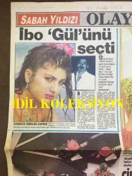 SABAH YILDIZI GAZETESİ  - 25 ARALIK 1986 - İBO GÜL'ÜNÜ SEÇTİ - DANSÖZ SİBEL CAN'IN ZAFERİ, İBRAHİM TATLISES & SİBEL CAN - SERPİL ÇAKMAKLI - BURHAN ÇAÇAN & BAHAR ÖZTAN - MELEK GÜRKAN, YÜKSEL UZEL, YASEMİN KUTSİ - ATİLLA KARSAN - KÜÇÜK SONGÜL'Ü SEKS SEMBOLÜ YAPTILAR - NURGÜL KAYA - MUSTAFA ALABORA, CELİLE TOYON - NİLGÜN SARAYLI FOTOĞRAFI - SİYAHLI KADININ GECESİ