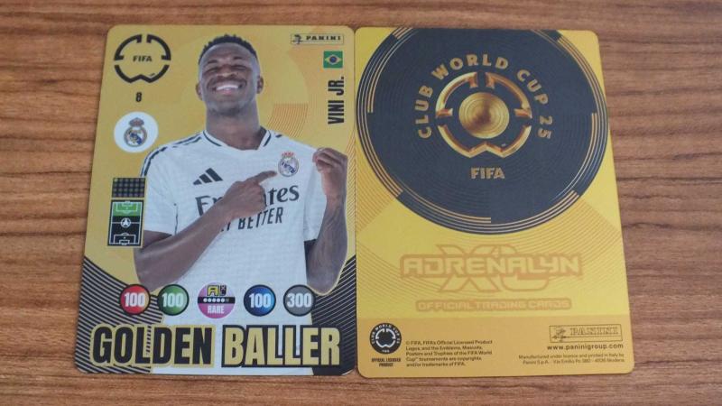 Antika - Panini FIFA Club World Cup 2025 Vini Jr. RARE / Golden