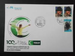 2020 Türkiye Yeşilay Cemiyeti 100. yıl Özelgün Zarfı