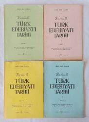 Resimli Türk Edebiyatı Tarihi, Fasikül: 1, 2, 3, 4 [4 ADET, İLK BASKI] /  Destanlar Devrinden Zamanımıza Kadar