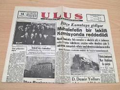 ULUS GAZETESİ 14 ŞUBAT 1955