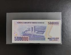 7.EMİSYON NADİR A SERİSİ 500.000 LİRA ÇİL ALTI KONDİSYONDA