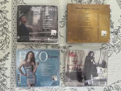 Türkçe pop karışık lot 4adet ambalajında cd