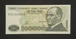 7 EMİSYON 10 LİRA D02 ÇİL