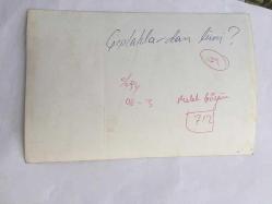 MELEK GÖRGÜN'ÜN ORİJİNAL FOTOĞRAFI - 18 x 12 cm EBADINDA - MELEK GÖRGÜN ÇİMENLERİN ÜZERİNDE SOYUNURKEN ÇEKİLMİŞ BİR KARE