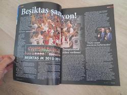 Türkspor dergi Şampiyon Beşiktaş 2016 futbol spor Şenol Güneş quaresma mario gomes