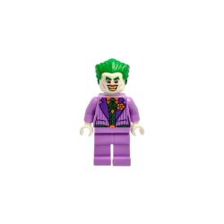 Lego® sh0903 Minifigür, Orta Lavanta Takım, Koyu Yeşil Yelek, Geriye Taralı Yeşil Saçlı Joker (Batman II)