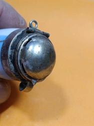 Pİ1-----GEYİK GÖRSELLİ PORSELEN PİPO KASESİ--ÇATLAĞI VAR