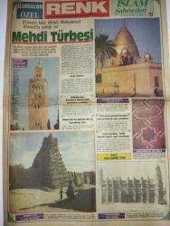 RENK GAZETESİ DOĞUM GÜNÜ GAZETESİ-4 Haziran 1985-Nezih Uzel-Talat Bulut-Şükran Güngör-Burçin Orhon-Pembe Mutlu-Melike Zobu-Fevzi Tuna-Recep Bilginer-Lütfü Ö. Akad-Nezihe Araz-Engin Evin-Ahmet Yücebaş-Nermin Alpaslan-Sultan Süleyman-Kanuni Sultan Süleyman-Sultan Bey-Nergis Kumbasar-Jerry Lewis-Hakkı Bulut-Reha Yurdakul-Müjdat Gezen-Tuncer Tekinsoy-Engin Evin-Stan Drake-Dik Browne-Haslet Soyöz-Frank Ridgeway-Ralph Smith-Morris-Goscinny-İslam uygarlığının önde gelen merkezi Buhara-Özbekler efsaneleriyle tanınıyor-Sovyetler’in tek ilahiyat okulu Buhara’da-Yüzyıllar boyu İslamiyet-İslam’dan önce put pazarı vardı-Kalabalık pisliği de Buhara’ya getirdi-Moğollar Buhara’da tek camii bırakmadı-Buhara emiri para bastıramazdı-Müslümanlar eski camileri ezanla şereflendirdi-Ramazan özel renk-İslam şaheserleri-O günlerden bu günlere… Bekri’nin içkisi-Saçlarınız ilgi bekliyor-Biz kadınlar-Fırın makarnası-Ramazan ansiklopedisi-Elleriniz dile geldi-İkinci meslek-Kadın dünyası-Göğüslerinizin formu-Yunus