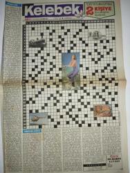 HÜRRİYET KELEBEK GAZETESİ DOĞUM GÜNÜ GAZETESİ-7 Mart 1992- dev bulmaca- burçlar-koç-boğa-ikizler-azize Bergin- Muzaffer Kuşkan zayıflama Reklamı- buyruk çıksa çizgi Cemal dündar-bilmemek ayıp değil Hepsi çizgi sağlık danışmanı-doktor Gündüz tezben- odalarda ışıksızım-hesap var- start-snaple 2 randevu- suçluyum-sevildiğini bil-abone-yonca evcimik-zerrin özer-gül Erdal- ajda pekkan-seyyal taner-harun Kolçak- ramazan-allah kelamı Kur'an meali-kur'an'daki islam-doçent Doktor Yaşar Nuri Öztürk-Müzik dünyasında bu hafta ilk 15’e giren Türk pop ve yabancı pop şarkılarının ve de sanatçılarının isim isim listeleri,fotoğrafları-