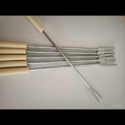 Vintage Barbekü / Fondü Çatalı - 6'lı
