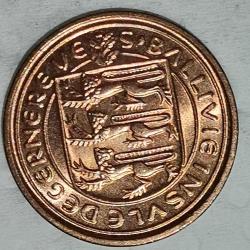 GUERNSEY  1971   1/2  PENNY