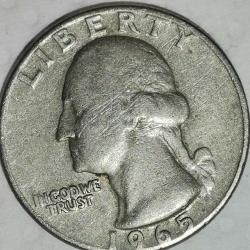 AMERİKA 1965    25 CENT