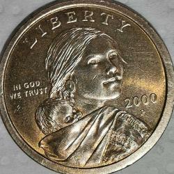 AMERİKA 2000 P    1 DOLAR  Sacagawea Doları