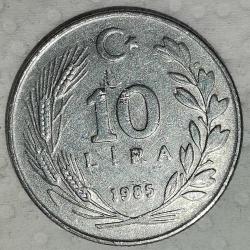 TÜRKİYE 1985   10   LİRA