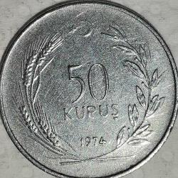 TÜRKİYE 1974    50  KURUŞ
