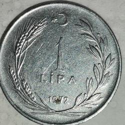 TÜRKİYE 1972   1  LİRA