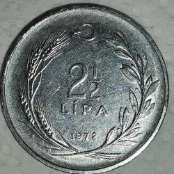 TÜRKİYE 1972    2,5   LİRA