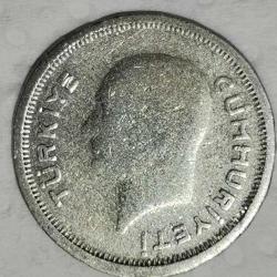 TÜRKİYE 1936   25  KURUŞ   GÜMÜŞ  3  GRAM