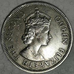 MALAYA VE BORNEO   1961  20  CENT