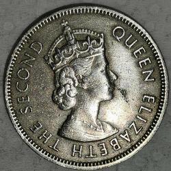 MALAYA VE BORNEO   1961  20  CENT