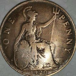İNGİLTERE 1920  1  PENNY