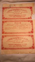 1926 YILINA AİT OSMANLICA ŞARK KUMPANYASI HİSSE SENEDİ 623
