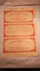 1926 YILINA AİT OSMANLICA ŞARK KUMPANYASI HİSSE SENEDİ 623