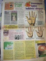 HÜRRİYET KELEBEK TV GAZETESİ DOĞUM GÜNÜ GAZETESI-23 Haziran 1982-Ben uykuda beste yaparım-Orhan Gencebay-Sibel Egemen için zor günler-yaz değil işkence-Sedat dizici-Gönül Akkor ile Kâmuran Akkor arasındaki dargınlık bitti-sıcak günler için tiril tiril keten-Semt Semt ağız tadı-uzay pasta fırını milföyü-İlknur Taçbaş-Samim değer-Ufuk tezeren-Serap Seven-çıldırtan şüphe foto romanı-Ramazan ve sağlık-avucunu za bakın kalbinizi okuyun-operayı sevenler için Mikado-Aşk öpücüğü-Azize bergin-Azize fotoromanı-—sadık Şendil-Aliye rona-Osman Alyanak-soğuk domates çorbası tarifi-sayfa sayısı dört-doğum günü hediyesi