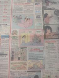 Milliyet renk gazetesi DOĞUM GÜNÜ GAZETESİ  - 20 şubat 1986-Kemal Tahir-Halit Refiğ-Cemil-Bakir Sami-Selahattin-Niyazi Er-Erşin Pertan-Erol Akçay-Melahat Arıkan-Üstün Korugan-Maria Santi-Riccardo Bonacini-Pierro-Giray Elmalı-Cemile Kutgün-Müjdat-Perran-Arif Meşhur-İrfan Özbakır-Lana Turner-Levent Kırca-Oya Başar-İnci Aslan-Taner Aslan-Rıfat Ilgaz-Nevzat Er-Cemile-Kenan-Ayşe-Süheyla-Kenan Pars-Melike Zobu-Cemil Can Ali-Sevilen Anne  Yorgun Savaşçı-Ayasofya’da cuma namazı-Milyarlık cimriler-Evlilik için hazır mısınız-Köle Isaura böyle bitmesin-Kütüphaneye yardım-Şarkıcılık heyecanı-Şahin Tepesi’nde panik var-Geç Gelen Mutluluk-Tef-Aile Kasabı-Videodan haberler-İzmirli çalışan kadınlar-Kadın Dünyası-Modern Türk pulları-Sorular ve yanıtlar-Çamaşır-Temizlik-Çocuk Bakımı-Tava Böreği-Bu kadının hayatı roman-Mutluluk üçgeni-Gitti bağlama geldi utlu-RED KİT Daltonların Namusu  Yorgun Savaşçı-Geç Gelen Mutluluk-Köle Isaura-Müjdat ile Perran-Basitir Viking-Kont Seni Beni-Küçümen-Süper Veli-Dalton