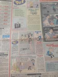 Milliyet renk gazetesi DOĞUM GÜNÜ GAZETESİ  - 23 şubat 1986-Kemal Tahir-Halit Refiğ-Behçet Devay-Selim İleri-Kemal Sunder-Ersin Pertan-Kudret Karadağ-Nur Subaşı-Niyazi Er-Nurefşan-Perran Kutman-Müjdat Gezen-Güzin Özipek-Marin Santi-Riccardo Bonacchi-Robert Redford-Meryl Streep-Nezihe Araz-Gülriz Sururi-Ünal Vural-Sezai Şahmay-Kahraman Olgaç  Müziği bile yasak-Milliyet Renk-Kızıl saçlılar cesur ve kurnaz-Suları bulandırmak-Bitki besleme-Kürtajın tehlikeleri-Büyük kumar-Kralın soytarısı-Aman­sız Yol-Bodrumdaki Pencere-Bilo kapıcı oldu-Geç Gelen Mutluluk-Yorgun Savaşçı-Saçlarınız konuşuyor-Şansı açık-Red Kit Daltonların Namusu-128 sahne için 100 özgün müzik-Kadın Dünyası-Tef-Burcunuz-Satranç-Film masası kapatıldı-Bütçemizi sarsmadan konuk ağırlıyoruz-İki Arkadaş-Vegas’ta Savaş-Jeremiah Johnson