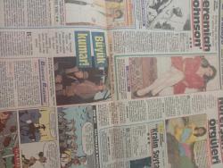 Milliyet renk gazetesi DOĞUM GÜNÜ GAZETESİ  - 23 şubat 1986-Kemal Tahir-Halit Refiğ-Behçet Devay-Selim İleri-Kemal Sunder-Ersin Pertan-Kudret Karadağ-Nur Subaşı-Niyazi Er-Nurefşan-Perran Kutman-Müjdat Gezen-Güzin Özipek-Marin Santi-Riccardo Bonacchi-Robert Redford-Meryl Streep-Nezihe Araz-Gülriz Sururi-Ünal Vural-Sezai Şahmay-Kahraman Olgaç  Müziği bile yasak-Milliyet Renk-Kızıl saçlılar cesur ve kurnaz-Suları bulandırmak-Bitki besleme-Kürtajın tehlikeleri-Büyük kumar-Kralın soytarısı-Aman­sız Yol-Bodrumdaki Pencere-Bilo kapıcı oldu-Geç Gelen Mutluluk-Yorgun Savaşçı-Saçlarınız konuşuyor-Şansı açık-Red Kit Daltonların Namusu-128 sahne için 100 özgün müzik-Kadın Dünyası-Tef-Burcunuz-Satranç-Film masası kapatıldı-Bütçemizi sarsmadan konuk ağırlıyoruz-İki Arkadaş-Vegas’ta Savaş-Jeremiah Johnson