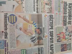 Hürriyet ege gazetesi DOĞUM GÜNÜ GAZETESİ  - 6 nisan 1993-Veyselin-Başhekim Dr. Levent Kotan-Avukat Mehmet Tarım-Feyzi Hepsenkal-Kibariye-Burçin Orhon-Ayhan Aşan-Ercan Akışık-Dilek Ercan-Bülent Ersoy-Maggie Danon-Dursun Kartal-Hacer Baytekin-Eray Kozanoğlu-Şevket Demirdelen-Muharrem Harika-Alpay-Erdem Türk-Ayşegül Yalçın-Ayfer Yılmaz-Ahmet KSK  Hırsızlıkta CMUK patlaması-Flaş Başhekimin isyanı İstifa-Kadere bak-Otoyola acil çağrı-Şoförün yalanı-800 milyonluk soygun-Mopak sezonu açıldı-Bilardo heyecanı dorukta-İlk San arpalık oldu-Küçük Nuran otobüs altında can verdi-Gecekondu oyu kaygandır-Barodan CMUK paneli-Babasıyla aynı kaderi paylaştı-Müziksiz Evin Konukları geliyor-Karşıyaka az attığına üzgün-Göztepe sopayı kaptı-Altayın derdi federasyon-Yarışmak istiyor-Bucaspor defansıyla övünüyor-Yelkencilerin çilesi
