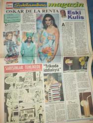 YENİ SAKLAMBAÇ GAZETESİ DOĞUM GÜNÜ GAZETESI-30 Ekim 1993-Melih kafa-Budizm’in yol göstericisi sekiz yaşında-Tibet’in kutsal çocuğu-Tibetli ugyen thinley Dorje-Paul McCartney-iyi kalpli sharon stone-Yeşim Seber-ABD başkanı Clinton-waynes world 2 geliyor-biz alışverişe bayılırız onlar nefret eder-yıldız falı-Ergun köknar-bizim mutfak-Oscar Dela Renta-Jak deleon-iddialıyız Emel Sayın-rüya Ersavcı-Erkan yolaç-Nursel yedi-perihan Savaş-Cüneyt Arkın-Lee remick-Emrah ve Ayşegül Ünsal-Sibel Can-Deniz kurtoğlu-Ali Zeytin baş-gölge oyunu-Eda Özülkü-Hakan Peker-Levent Yüksel konseri-aslıhan Öncü-Murat Yılmaz-lütfiye Gültekin-felekten bir gece-Sibel Tüzün-Oya ve Bora ikilisi-akrep nalan-aşk mevsimi hiç bitmeyecek-ornella pacelli-alberto dı stefano-Tarkan-Enis Ayyıldız-muazzez abacı-porno for pyros-Juan Miro-sosyete şapkayı seçti-Hüseyin ve Dilek Yalçınkaya-Nida ve Selçuk kolay-60 günde dikilen gelinlik-Hüseyin Yalçınkaya-Can Yalçınkaya-Ayhan Çetiner-Suzan Çetiner-mefkure Şerbetçi-Güngör Deniz aşan