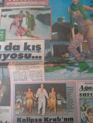Kelebek gazetesi DOĞUM GÜNÜ GAZETESİ  - 13 kasım 1985- Ayla Eryüksel-Ahmet Özkan-Kalipso Kralı-Metin Esen-Gülsen Tuncer-Gülsen Tunalı-Cavit Turanlı-Eco Aksoy-Perihan Savaş-Suna Pekyürek-Suna Selen-Ayşen Gruda-Mehmet Ali Erbil-Beyhan Akbaş-Bülent Kayabaş-Nurhan Nur-Ekrem Bora-Gökben-Nil Ünal-Birgün Kutlu-İrfan Atasoy-Sami Gürel-Cemal Dündar-Hıfzı Özcan-Ayşer Beşiroğlu-Aliye Beşen-Brahms-Clara Schumann-Metin Soysal-Fikret Kol-Bülent Oran Bu da kış mayosu-250 milyonluk keman-Kalipso Kralı’nın İtalyan melekleri-Ağaçlar da şaşırdı-Geri zekalı değil özürlü çocuk-Ev kadınının rehberi-Ev düzeni ve dekorasyon-Eskiyen kürklere yeni şıklık-Buruştukça değeri artıyor-Üründe de, düğünde de bereket-Brahms / Seven Kadın-Rüyalar İçinde-Vazgeçemem-Pansiyon Gökkuşağı-Alpago Cehennem Yolu