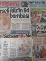 Sabah telerama gazetesi DOĞUM GÜNÜ GAZETESİ  - 27 eylül 1993-Nurseli İdiz-Sezen Aksu-Nilüfer-Kemal Sunal-Savaş Ay-Kadir Çelik-Feridun Darbaz-Dr. Salih Memecan-Orhan Onal-Yakup Kamer-Çizen: Fark Gürci-Lucy-Dr. Stres-Charlene Tilton-Ayşen Gruda-Ayla Algan-Hayri Caner-Graham Allen-John Dodd-Tom Armstrong-Mort Walker-Dick Browne-Walt Disney-Tanyeli-Sibel Gökçe-Hayva Kopan-Tülay-Nazlı Ziya-Güzün Abla-Dr. Gündüz İZMEN-Azize Bergin-Adid-Çevik Bir-Sakıp Sabancı-Cem Çıkmaz İlgün-Kylie Minogue-Didem Gürsoy-İbrahim Tatlıses-Leman Sam-Metin Balcı-Erol Simavi-Murat Belge-Nuri Aksahan  Konser kraliçesi-Bu güzel dünyaya erkek olarak geldi-Karpuz şov-Kesin şu gürültüyü-Babayla çocuk arasına girmeyin-Dostumuz devler-Mandy iyileşecek-Aşk fırtınası-Aşk ve komedi fırtınası-Allak bullak şov-Değişim rüzgarı-Kırmızı alarm-Kemal Sunal’ın bir derdi var-Sızınkiler atv’de-A Takımı olay peşinde-Lucy Bay Doğru’yu arıyor-Bir sosyal dram-Ekranların Ana’sı çocuk sevindirdi-Bir yangına susadık-Yalan Rüzgarı-Son Söz Se