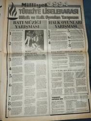 MİLLİYET TV MAGAZİN GAZETESİ DOĞUM GÜNÜ GAZETESI-16 Şubat 1994-Mahsun Kırmızıgül-Ali Erdil-Tansu-Candan Erçetin-Binnur Şafak-Nigar Uluerer-George Winter-Rüstem Batum-Alem Buysa-Binbir Surat-Lilla Arıcan-Sina Koloğlu-Kılıktan kılığa-Romanlar savaşı-Cücelerle sohbet-Kolejli Tansu’nun yaşamı-Padişahlı Mega Turnike-Star fark atıyor-dizilerde de-Hayalle gerçek-Yasak aşk-Aşk savaş ihanet-Uyuşturucu kurbanları-Burhan Özfatura