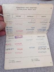 1985 TÜRKİYE EMLAK BANKASI VADESİZ MEVDUAT HESAP CÜZDANI KONDİSYON YÜKSEK KOLEKSİYONLUK ÇOK NADİR