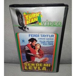VHS video BETA kaset Sende mi Leyla Ferdi Tayfur. Türk Kan Alman baskı.