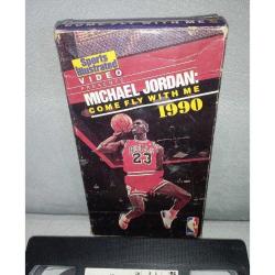 VHS Video Kaset Michael Jordan come fly with me 1990. Amerikan baskı