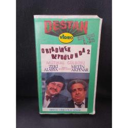 Vhs beta video kaset Ortadirek Beyoğlunda 2. Zeki Alasya Metin Akpınar. Müzikal güldürü. Destan Alman baskı.