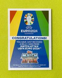 Topps Match Attax EURO 2024 Centurion Legend Relic Luis Figo Portekiz