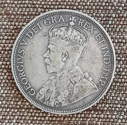 Kıbrıs  Gümüş 18 piastre 1921 Kral George V