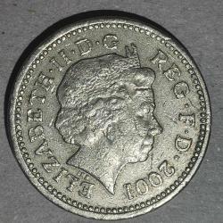 İNGİLTERE   2001    1  POUND
