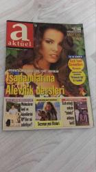 AKTÜEL  HAFTALIK HABER DERGİSİ - SAYI:209 - 6-12 TEMMUZ - 1995  - POLİTİK İSLAM’IN YÜKSELİŞİNE KARŞI İŞADAMLARININ ALEVİLİĞE YÖNELMESİ – ŞÜKRÜ ELEKDAĞ’DAN “BİR BUÇUK SAVAŞ” STRATEJİSİ VE YUNANİSTAN-SURİYE İTTİFAKI TARTIŞMASI – GÜZELLİK FENOMENİ: MEDYADA GÜZEL YÜZLERİN EKONOMİK AVANTAJI – EVLİ KADINLARDA İNTİHAR EĞİLİMİ VE “İMDAT” HATTI – MECLİS LOJMANLARINDA KEDİ-KÖPEK KATLİAMI VE RP’LİLERİN ŞİKAYETLERİ – FRANSA’NIN PASİFİK’TE NÜKLEER DENEMELERE DÖNÜŞÜ VE GREENPEACE’İN TEPKİSİ – GENELKURMAY’DAN “ZARİF MUHTIRA”: 8 MADDELİK SİVİL UYARI – İHAP HULUSİ’NİN AFİŞLERİ VE 4 MİLYARLIK CUMHURİYET TARİHİ – BM’NİN 50. YILDÖNÜMÜNDE BOSNA, SOMALİ VE RUANDA BAŞARISIZLIKLARI – YENİ SEZON FİLMLERİ: AĞUSTOS VİZYONUNDAKİ TAZE YAPIMLAR – DEWEY VE JOSHUA REDMAN’IN CAZ DÜNYASINDAKİ KARŞIT PROFİLLERİ – PASİF JİMNASTİK SALONLARI VE “YATTIĞIM YERDE ERİDİM” DOSYASI –  HINCAL ULUÇ – ŞÜKRÜ ELEKDAĞ – İHAP HULUSİ – DEWEY REDMAN – JOSHUA REDMAN – SİNEM GÜVEN – ÇETİN KORKMAZ – MAHIR KAYNAK – AHMET TAN –   130  SAYFA