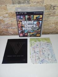 Ps3 oyun Gta 5. Orijinal. Harita ve kitapçık mevcut. Disk 10 üzerinden 9.5 sorunsuz çalışıyor. koleksiyonluk
