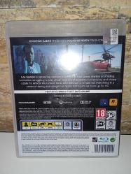 Ps3 oyun Gta 5. Orijinal. Harita ve kitapçık mevcut. Disk 10 üzerinden 9.5 sorunsuz çalışıyor. koleksiyonluk