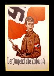 II. DÜNYA SAVAŞI ALMANYA PROPAGANDA POSTER KARTI 8.70 X 5.60 CM YENİ BASIM