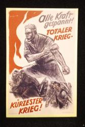II. DÜNYA SAVAŞI ALMANYA PROPAGANDA POSTER KARTI 8.70 X 5.60 CM YENİ BASIM